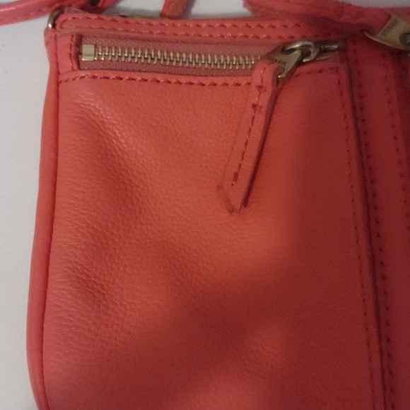 Fossil Erin Crossbody purse Salmon pink - Picture 10 of 10